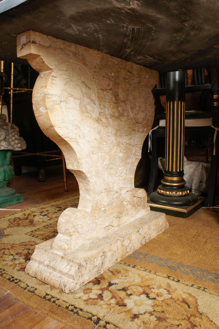 19th Century Late 19th c. Roman Specimen Marble Topped Table For Sale