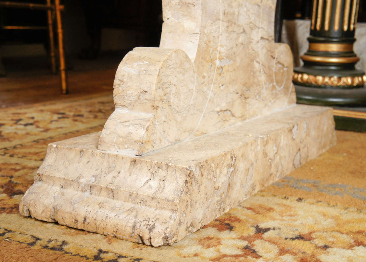 Stone Late 19th c. Roman Specimen Marble Topped Table For Sale