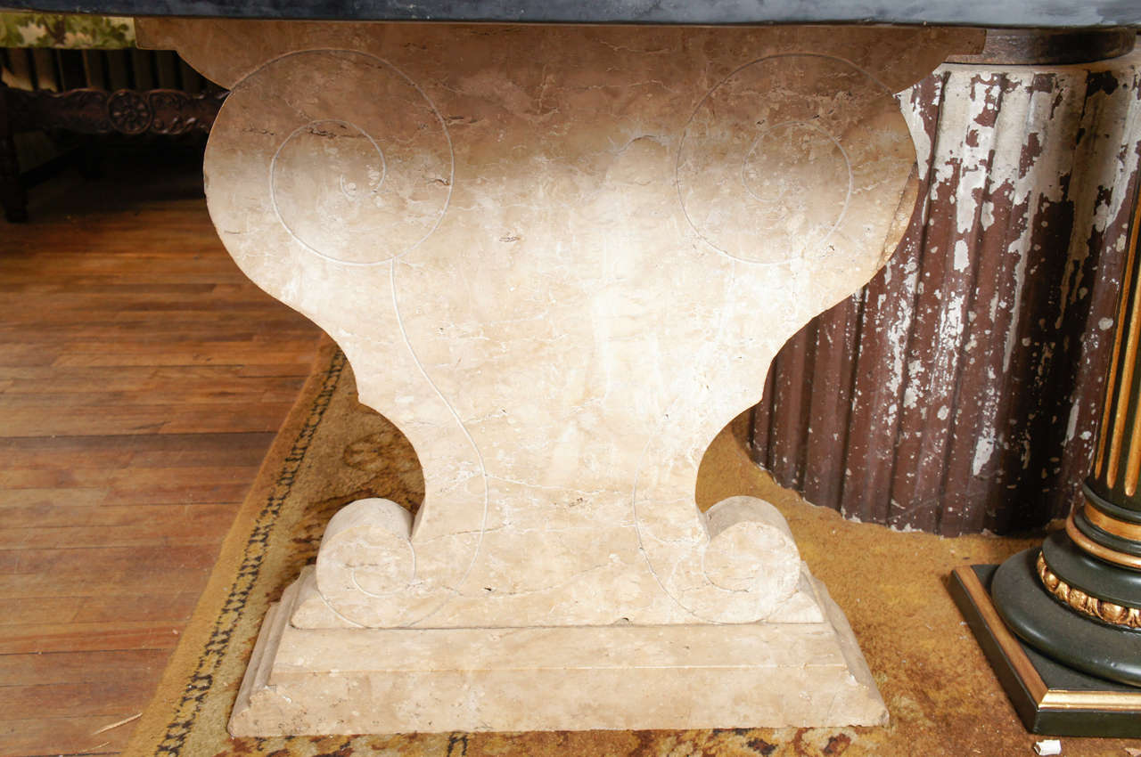 Late 19th c. Roman Specimen Marble Topped Table For Sale 2