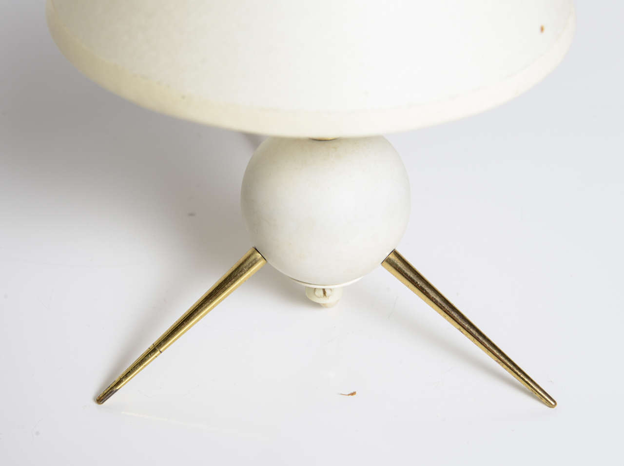 Petite Pair of Italian Sputnik Style Table Lamps 4