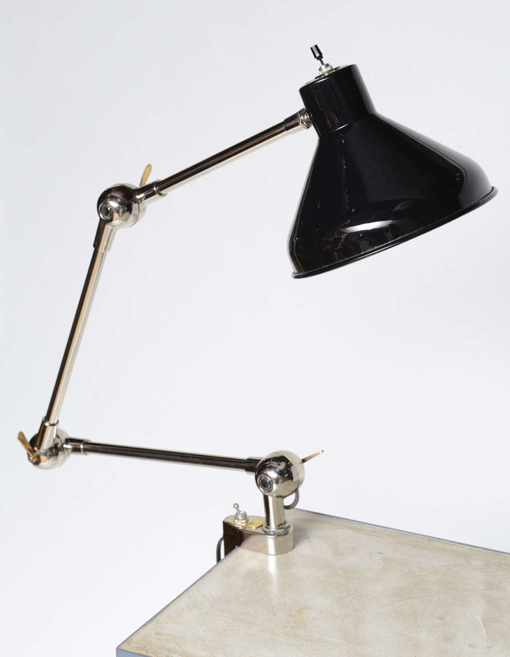 Architecural Clamp Lamp - Sold Individually In Good Condition In East Hampton, NY