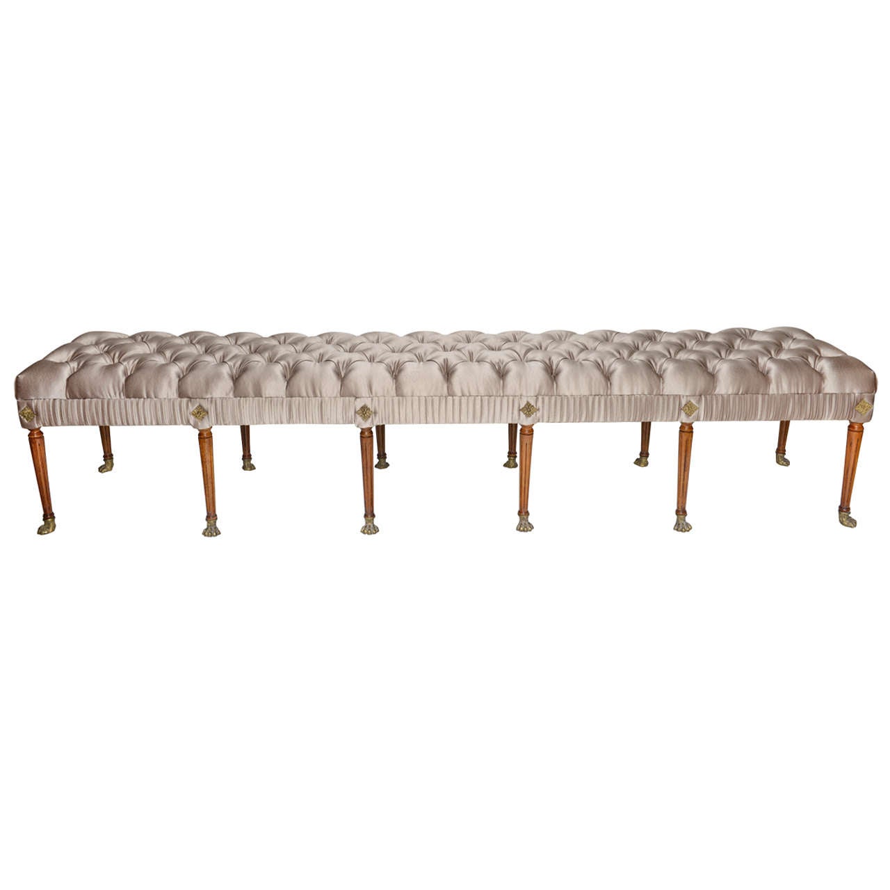 Extra Long Centipede Tufted Bench At 1stdibs