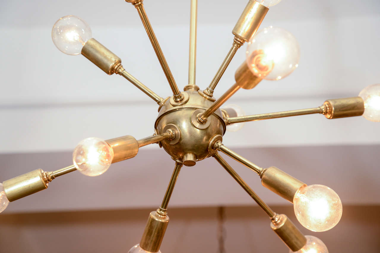 vintage sputnik light fixture