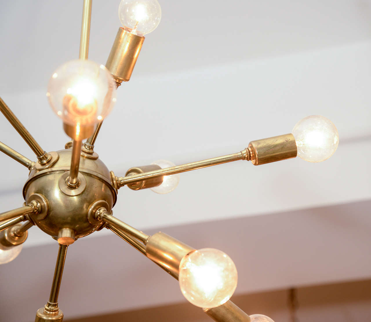 Vintage Sputnik Brass Light Fixture at 1stdibs Vintage Sputnik Brass Light Fixture at 1stdibs