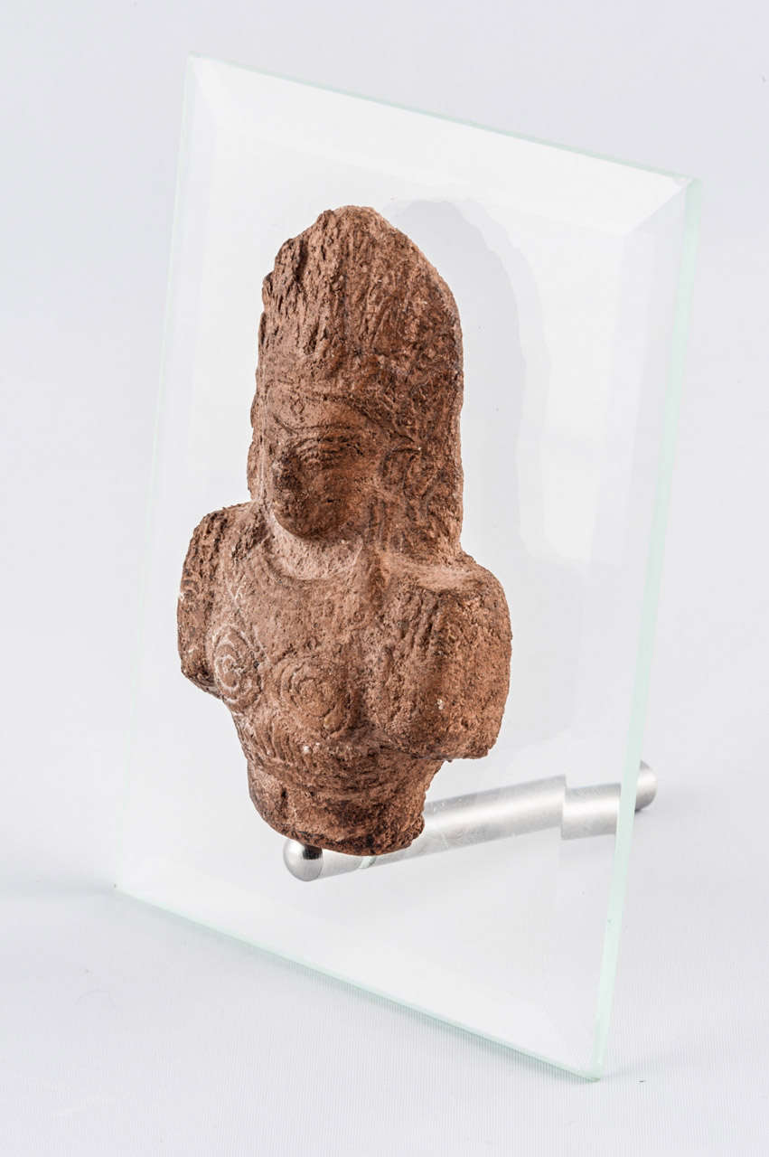 Cambodian Cambodia Stone Amulet, 500 BC For Sale