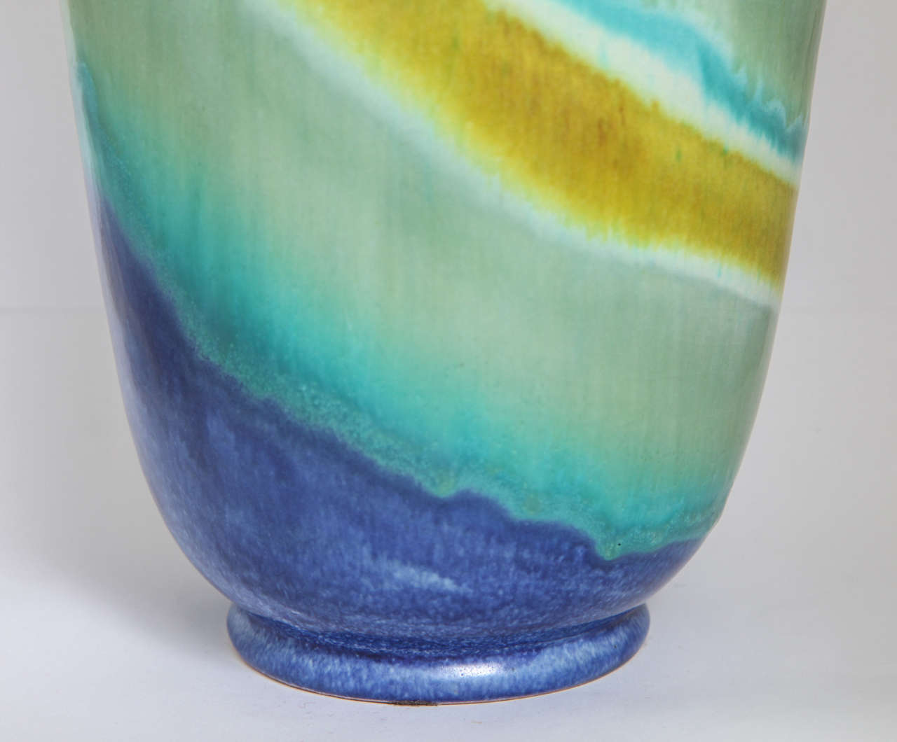 Glazed Raymor Dip-Dyed Vase For Sale