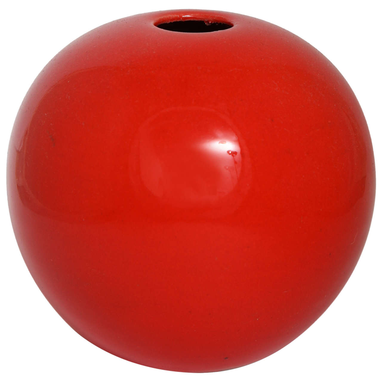 Red Orb Vase For Sale