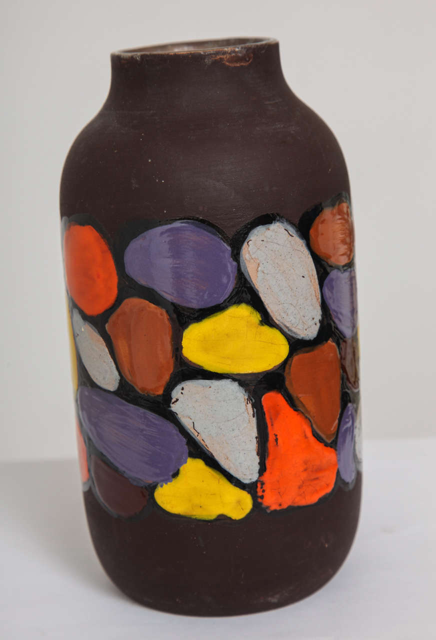 Mid-20th Century Pair of Bitossi Vases For Sale