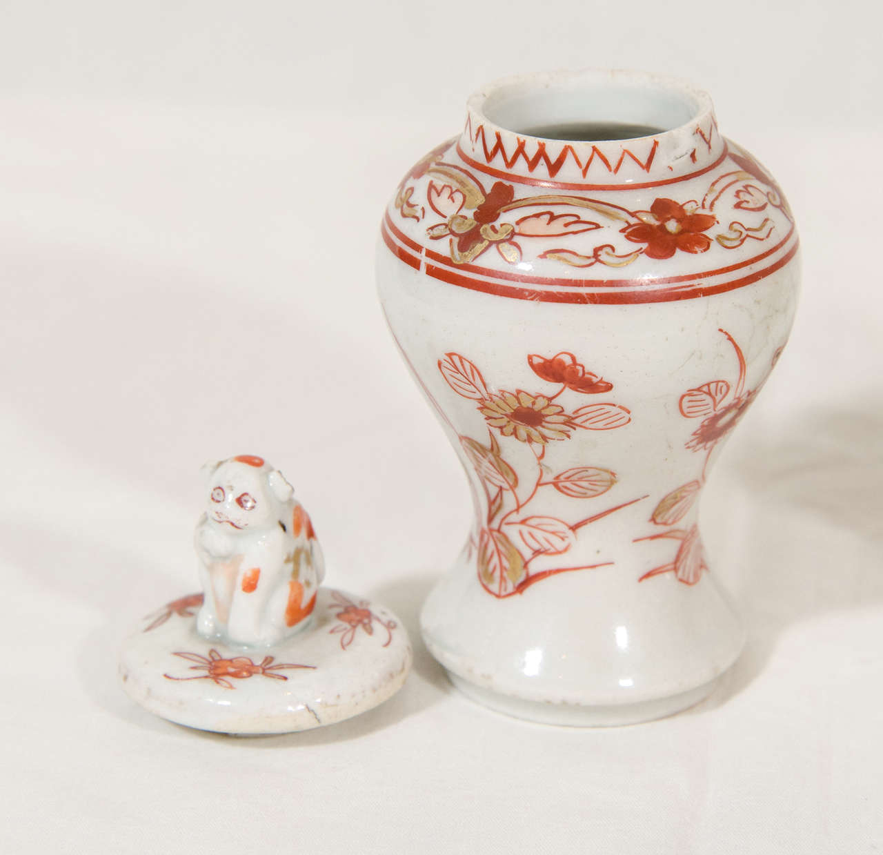 Five-Piece Miniature Japanese Porcelain Garniture 1