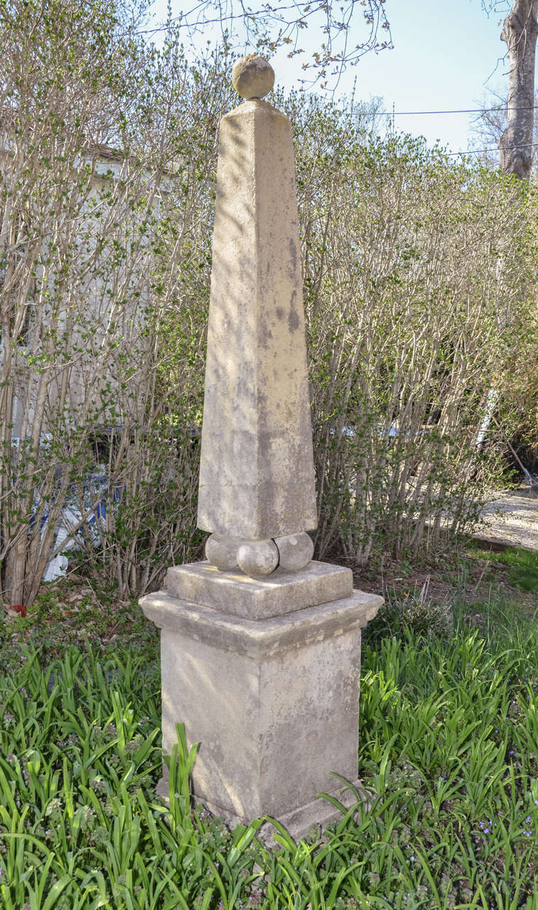 Large English Chillstone Garden Obelisk