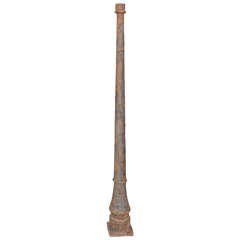 Antique English Aesthetic Movement Cast Iron Lamp Post