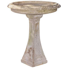 Antique English Regency Style 1920's Bird Bath