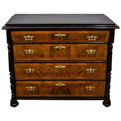 Ebonized Renaissance Revival Chest with French Walnut Veneer