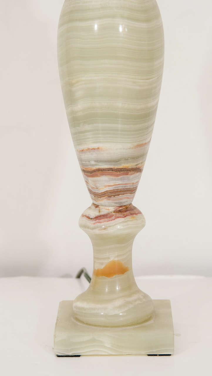 Neoclassical Green Onyx Table Lamp For At 1stdibs Mid Century Modern Neoclassical Green Onyx Table Lamp For