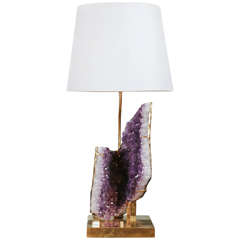 Amethyst Lamp Sculpture