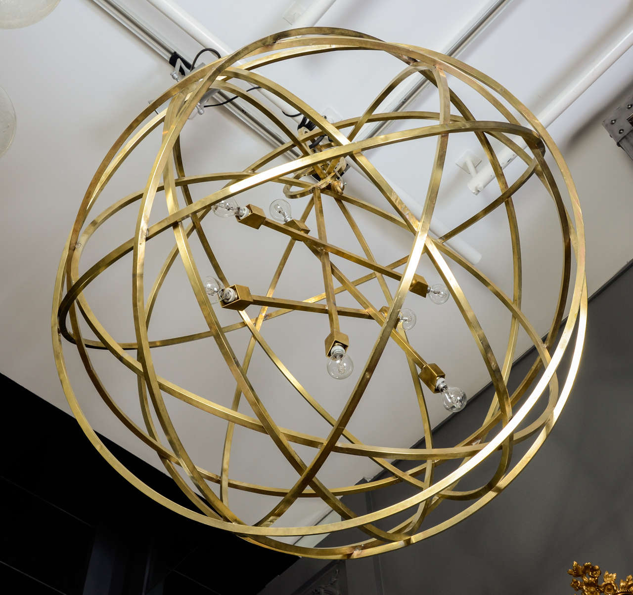 Original 1970s Spherical Brass Suspension 2