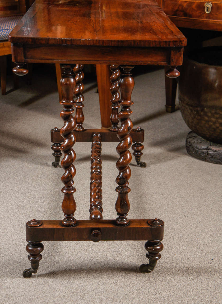 19th Century English Rosewood Side Table