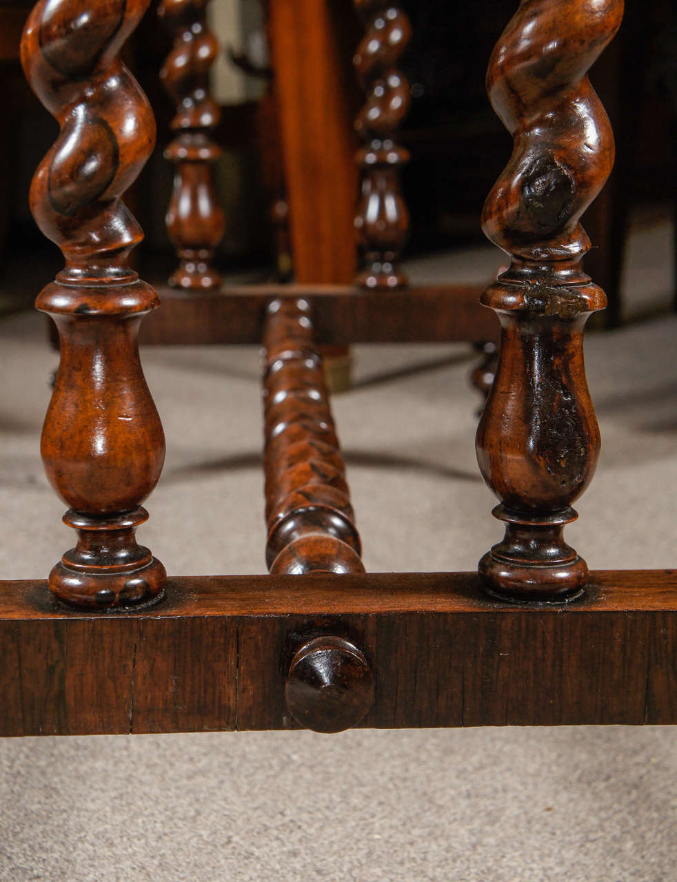 English Rosewood Side Table 1