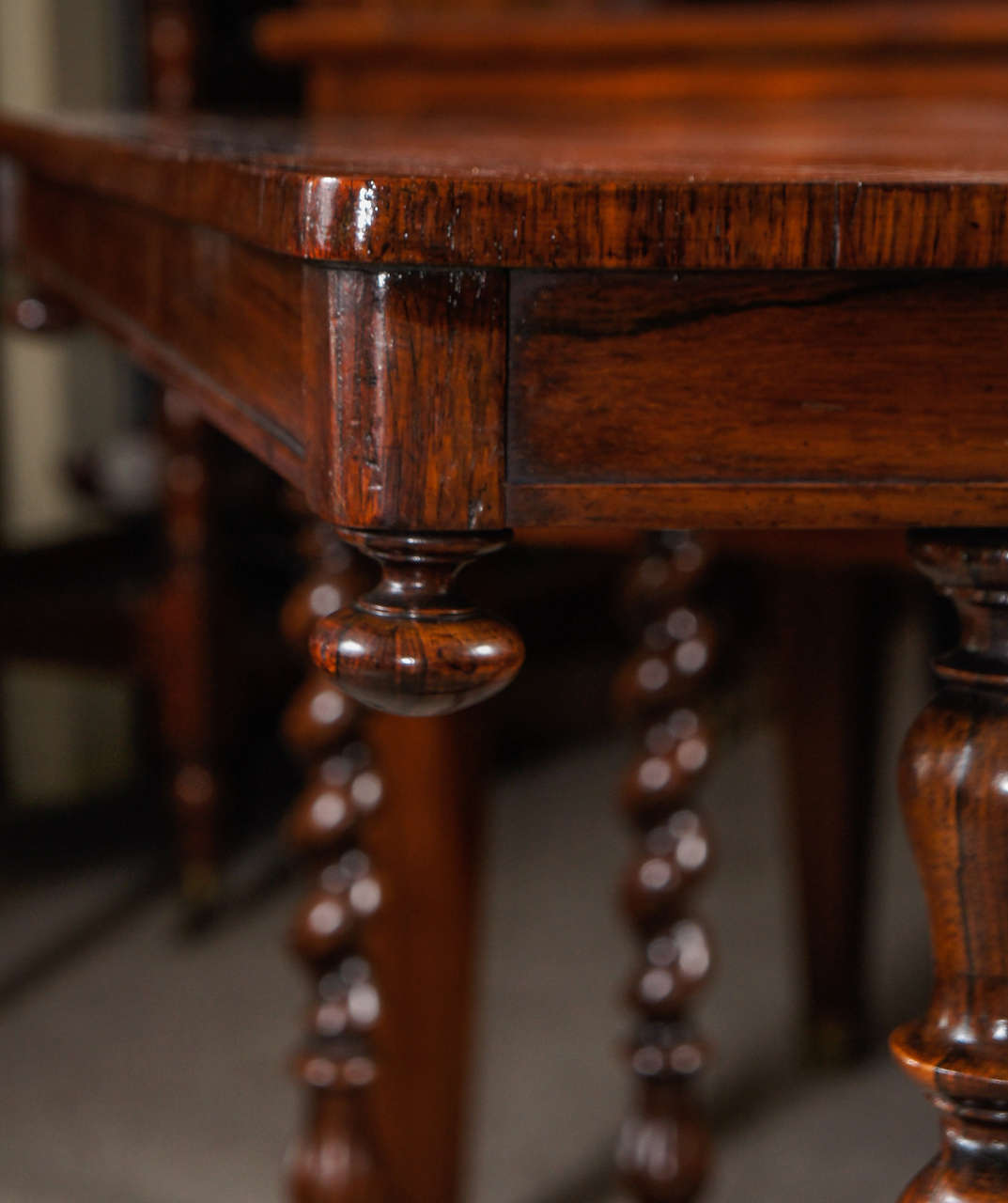 English Rosewood Side Table 3