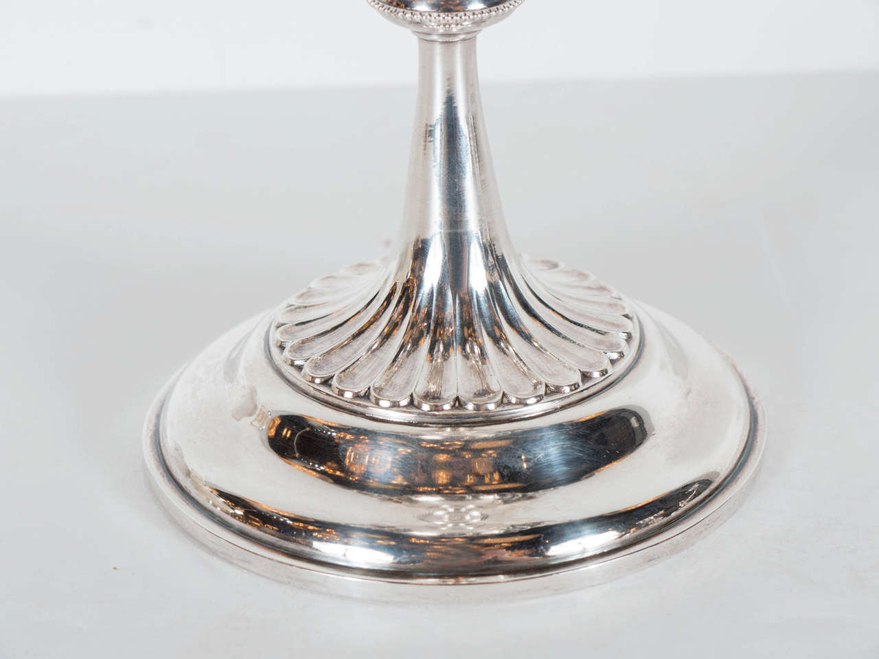 American Elegant Hollywood Regency Silver Plated Chalice