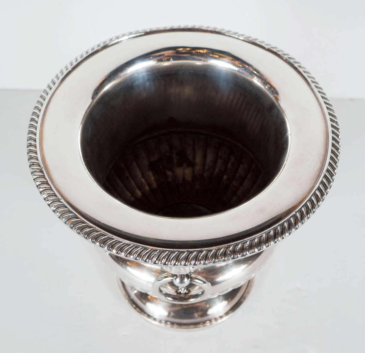 Mid-20th Century Neo-classical Beta Epsilon Chapter Silver Plate Trophy For J. Edgar Hoover award