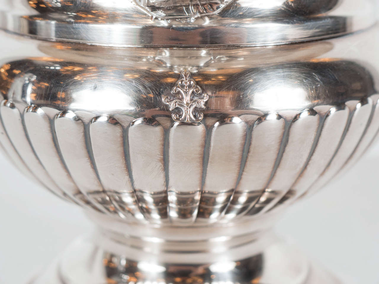 Neo-classical Beta Epsilon Chapter Silver Plate Trophy For J. Edgar Hoover award 1