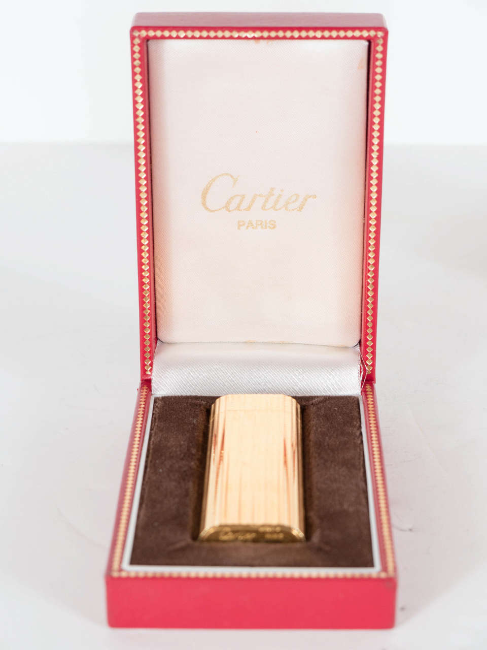 Vintage 18-Karat Gold-Plated 'Pocket' Lighter by Cartier 2