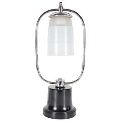 Art Deco Machine Age Table Lamp in the Manner of Walter Von Nessen 2