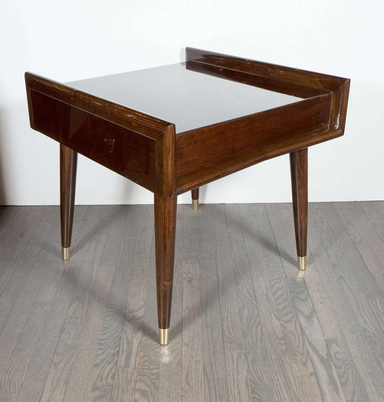 Pair Of Mid-Century Modernist Sculptural Side Tables In The Manner Of Gio Ponti 5