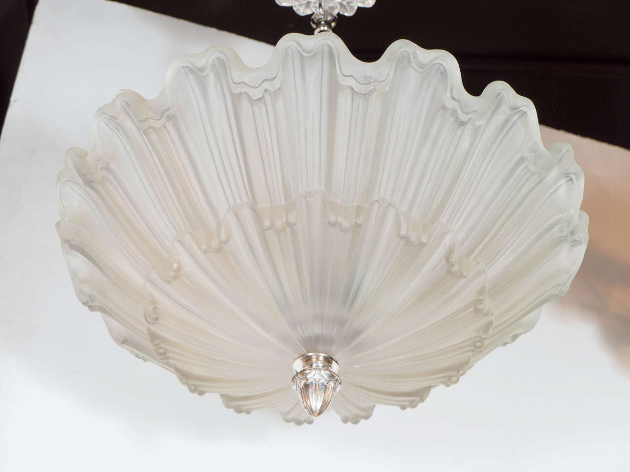 frosted glass chandelier