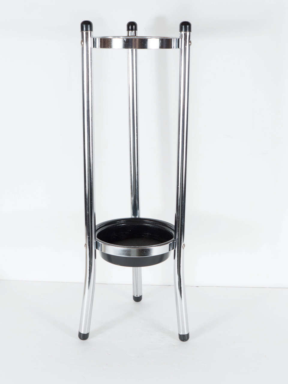 Art Deco Machine Age Umbrella Stand by Wolfgang Hoffmann at 1stdibs