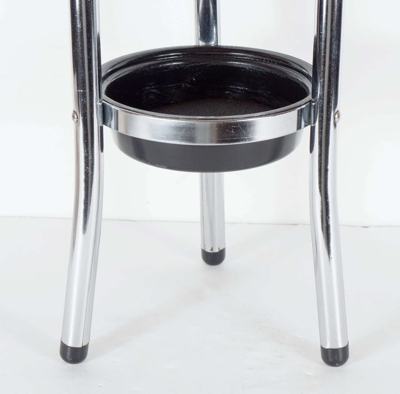 Art Deco Machine Age Umbrella Stand by Wolfgang Hoffmann at 1stdibs