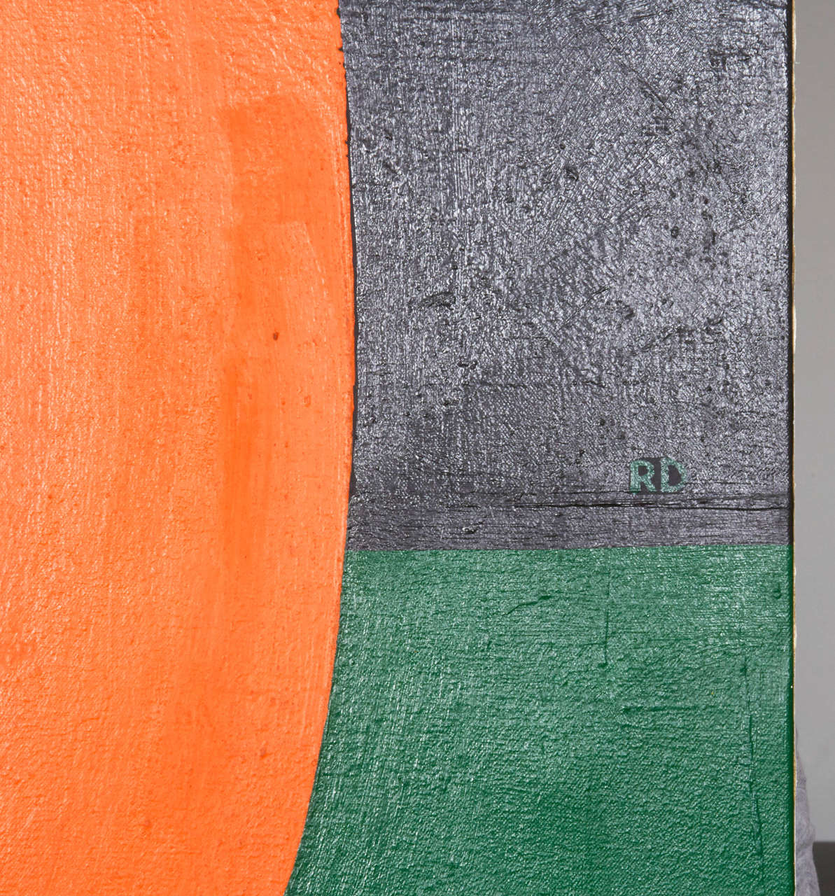 Metà XX secolo Rackstraw Downes - Pittura astratta a bordi duri, USA 1960 in vendita