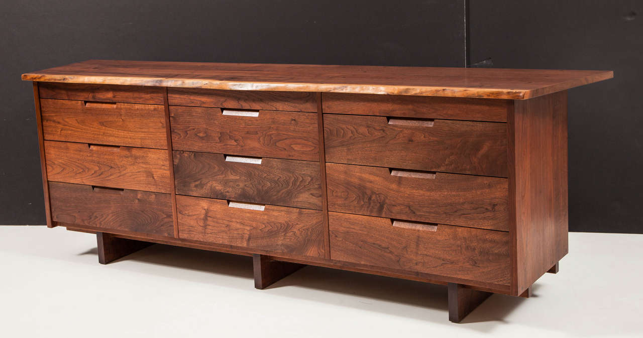 Triple Chest of Drawers by George Nakashima, 1964 For Sale 2