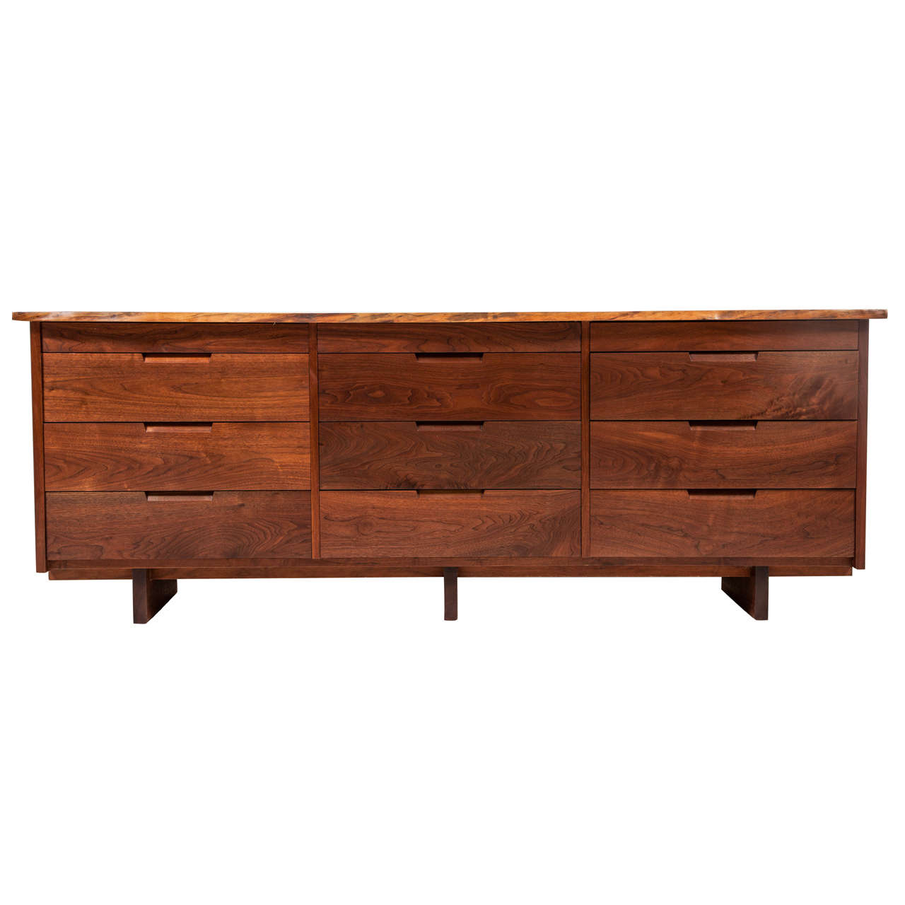 Triple Chest of Drawers by George Nakashima, 1964 For Sale