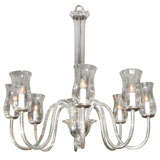 Vintage all crystal chandelier