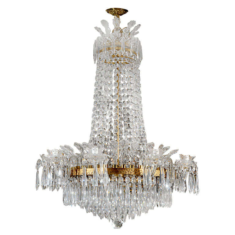 Waterford crystal chandelier at 1stDibs