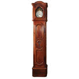 Antique French Louis XV Walnut Clock