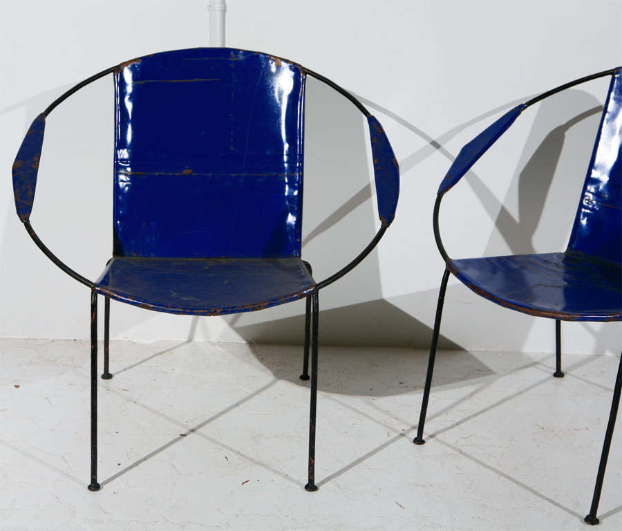 oil drum garden furniture