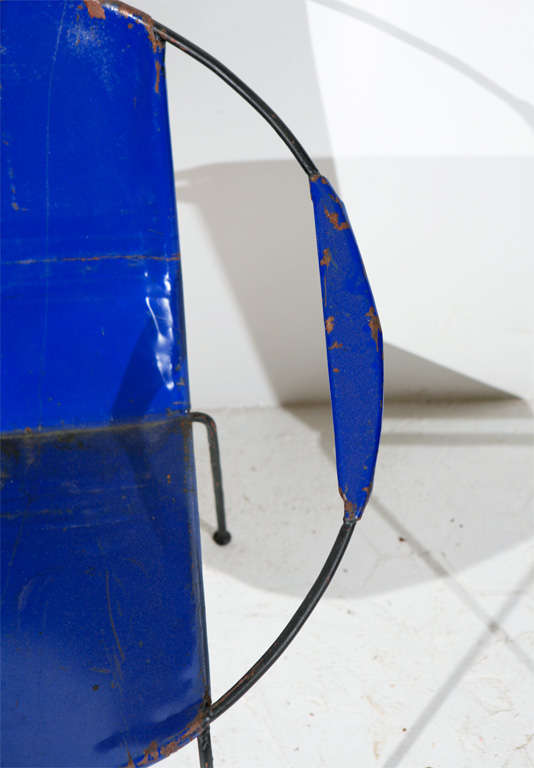 Oil Drum Outdoor Chairs 1