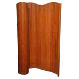 French Tambour Wood Screen