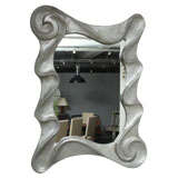 Silver Wood Mirror