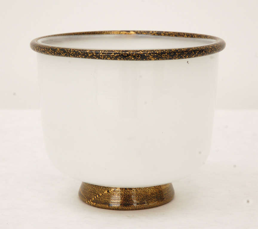 Barovier & Toso Glass Footed Bowl