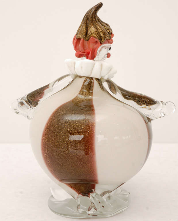 Murano Glass Clown attributed to Barovier 2