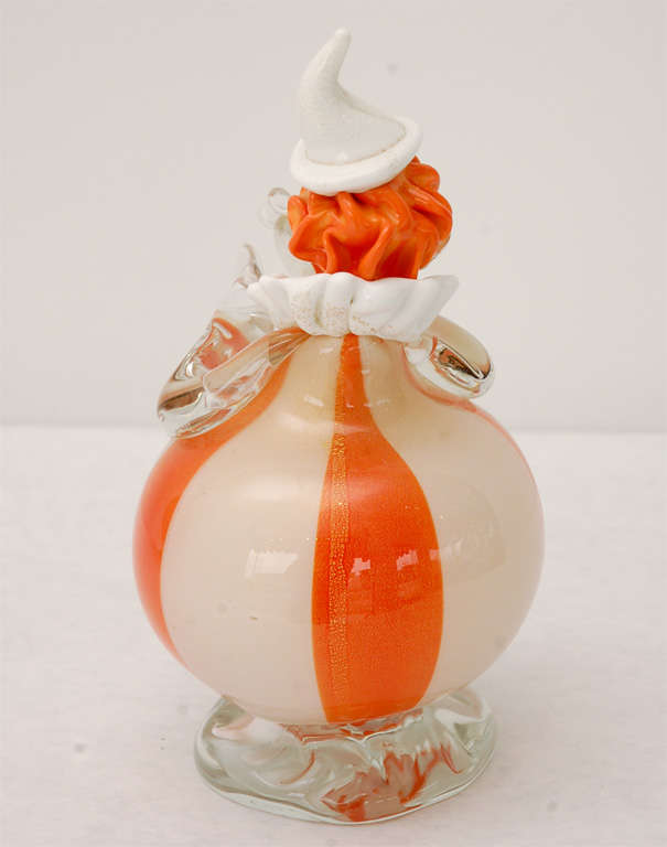 A Duo of Murano Glass Clowns attributed to Barovier 4