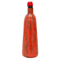Murano Bottle with Stopper by Venini