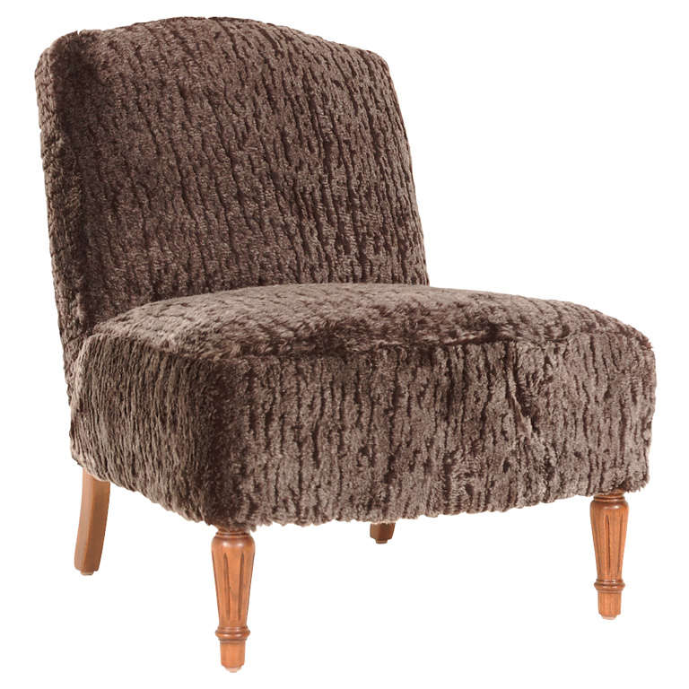 Petite Slipper Chair by William Haines For Sale at 1stdibs
