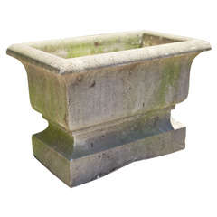 Large French Rectangular Cast Stone Jardiniere 8