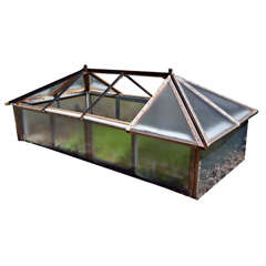 Antique Conservatory Top Converted to Working Coldframe