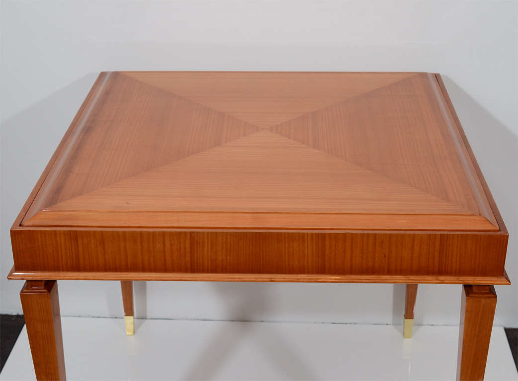 Art Deco Cherry Wood Game Table 1